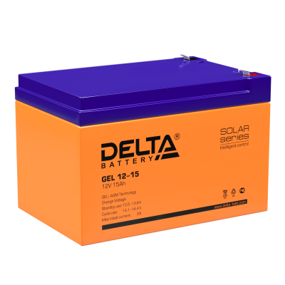 Аккумуляторная батарея Delta GEL 12-15