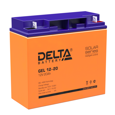 Аккумуляторная батарея Delta GEL 12-20