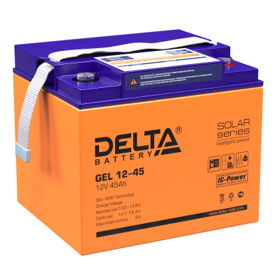 Аккумуляторная батарея Delta GEL 12-45