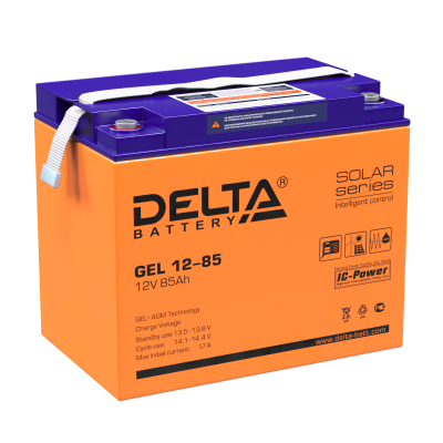 Аккумуляторная батарея Delta GEL 12-85