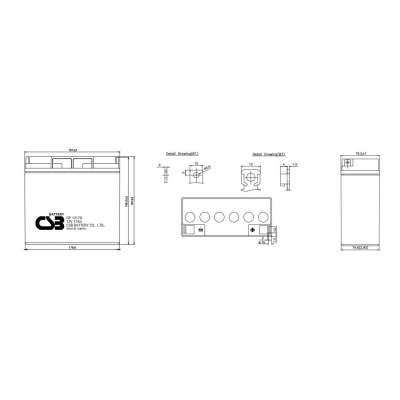 Аккумуляторная батарея CSB GP 12170