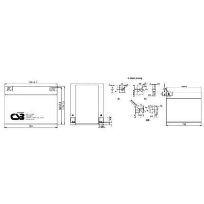 Аккумуляторная батарея CSB GPL 12260