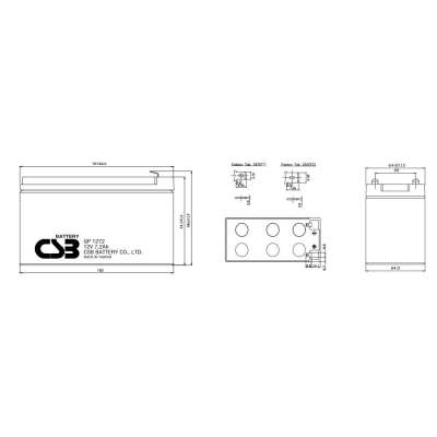 Аккумуляторная батарея CSB GP 1272