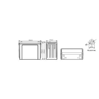 Аккумуляторная батарея WBR HRL 12540W