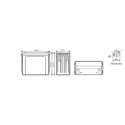 Аккумуляторная батарея WBR HRL 12490W